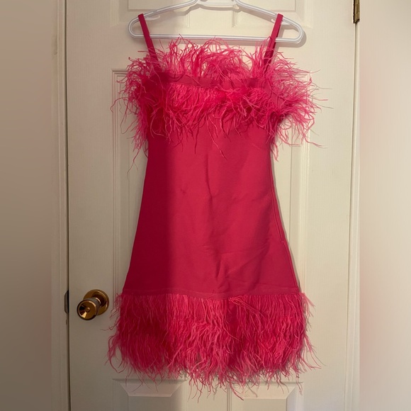 Staud Etta Dress in Shocking Pink size S - Picture 4 of 5